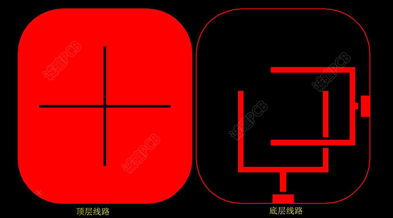 兩面線路不對(duì)稱